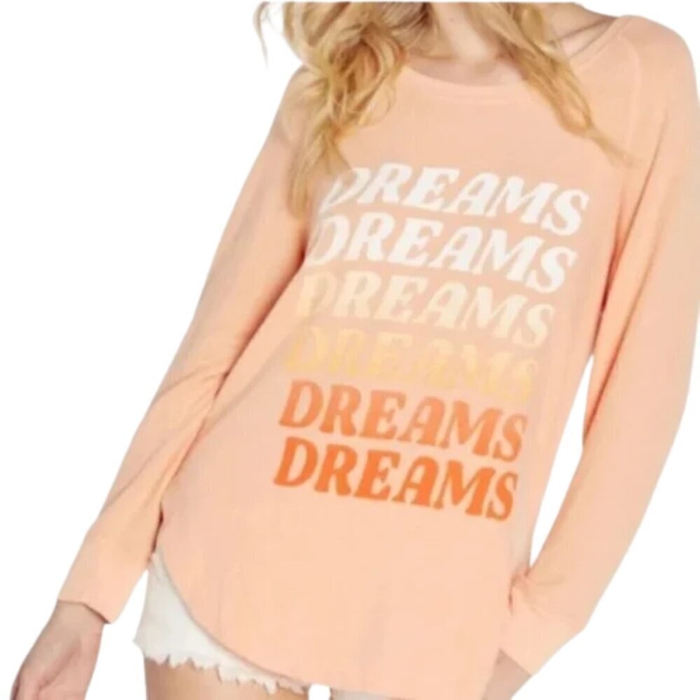 NWT Wildfox Knit Dreams Haley Reglan 3/4 Sleeve Pullover